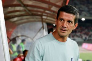 Il tecnico dell'Inter, Cristian Chivu