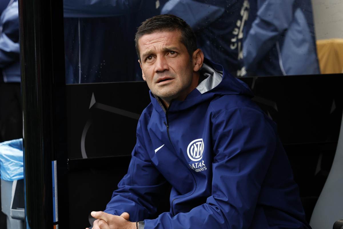 Cristian Chivu sulla panchina dell'Inter