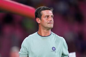 Il tecnico dell'Inter, Cristian Chivu
