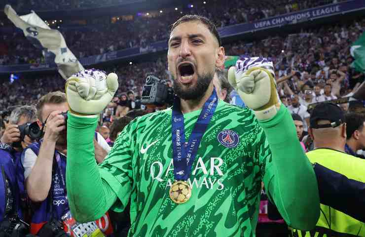 Donnarumma esulta