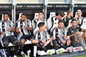 La panchina della Juventus