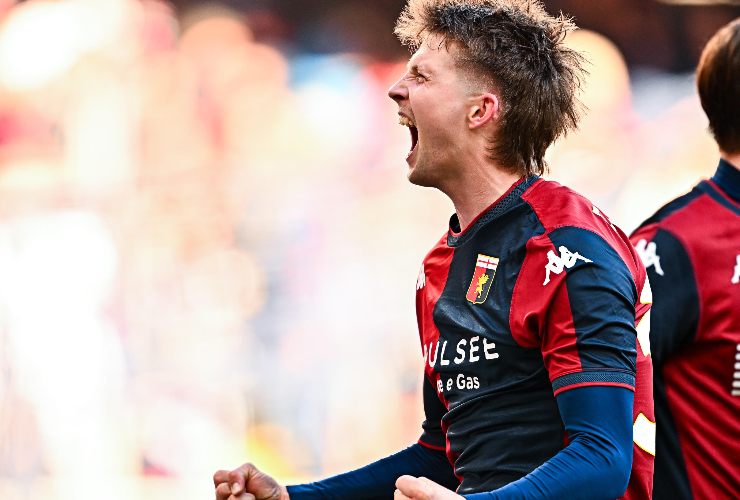 frendrup esulta col genoa