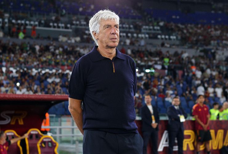 gasperini in panchina con la roma