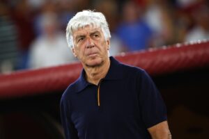 gasperini in panchina con la roma