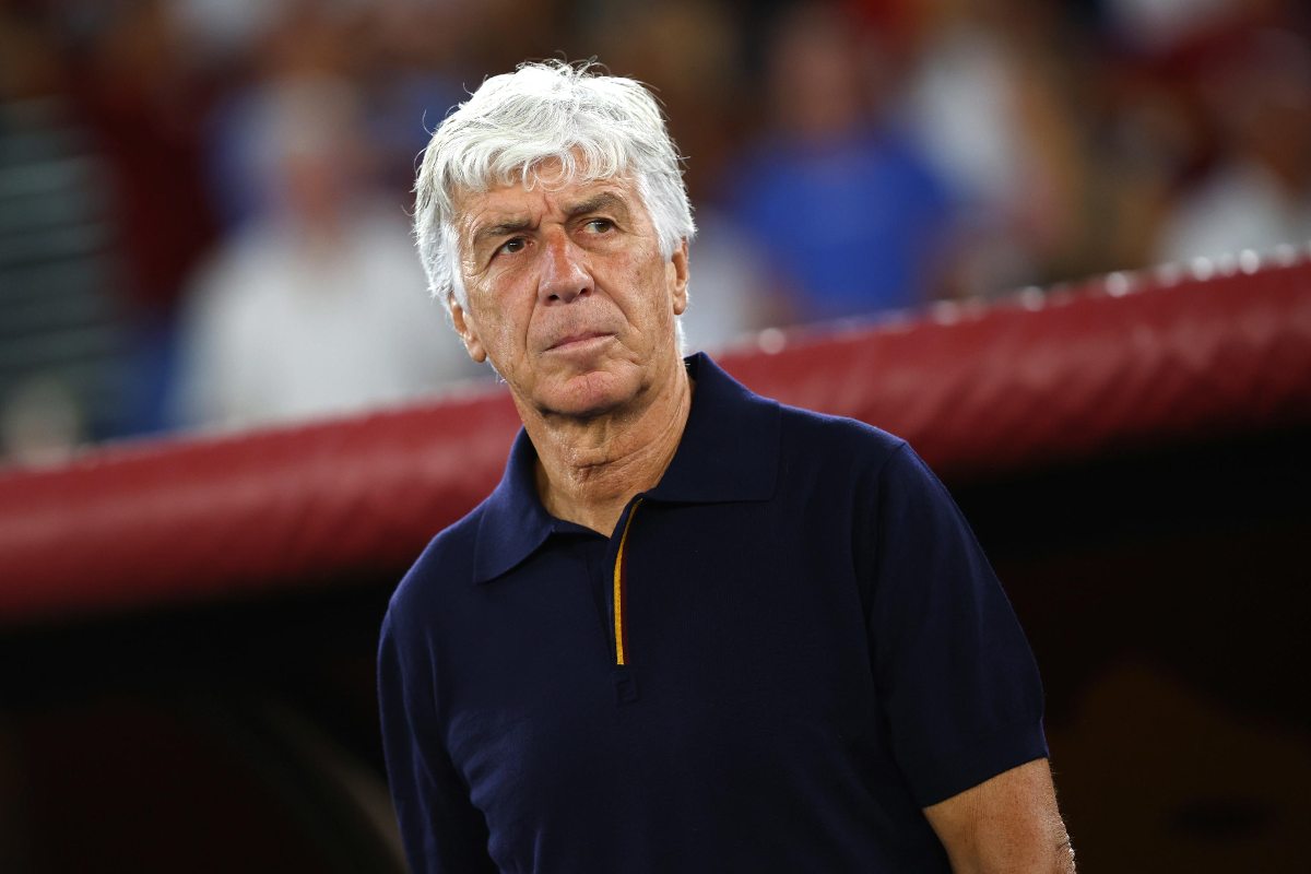 gasperini in panchina con la roma