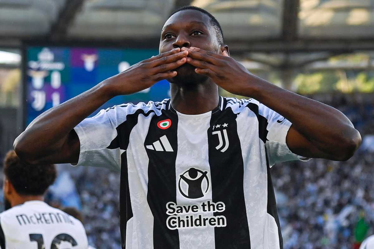 kolo muani esulta con la juventus