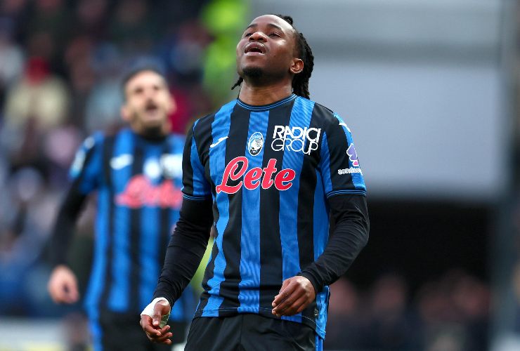lookman deluso con l'atalanta