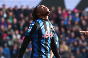 lookman deluso con l'atalanta