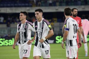 I giocatori della Juventus