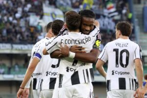 I giocatori della Juventus