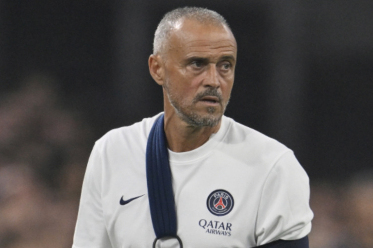 Luis Enrique, tecnico del PSG
