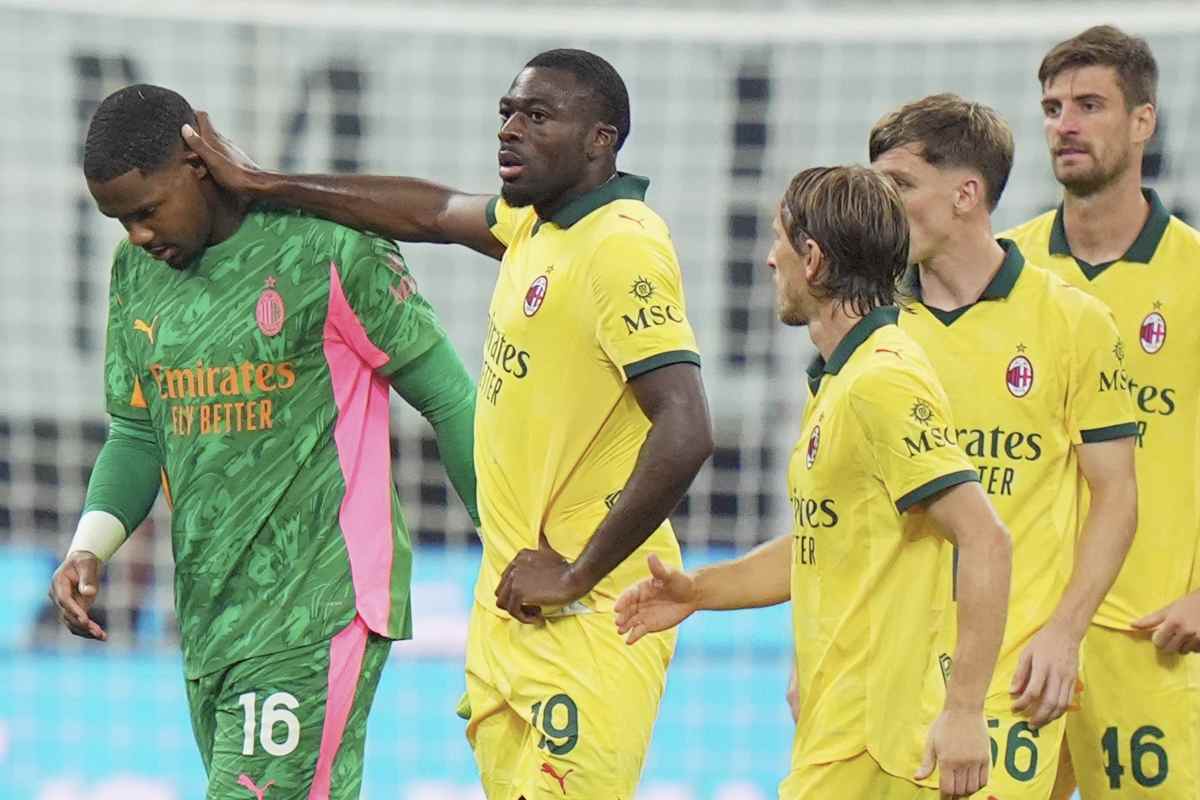 I giocatori del Milan