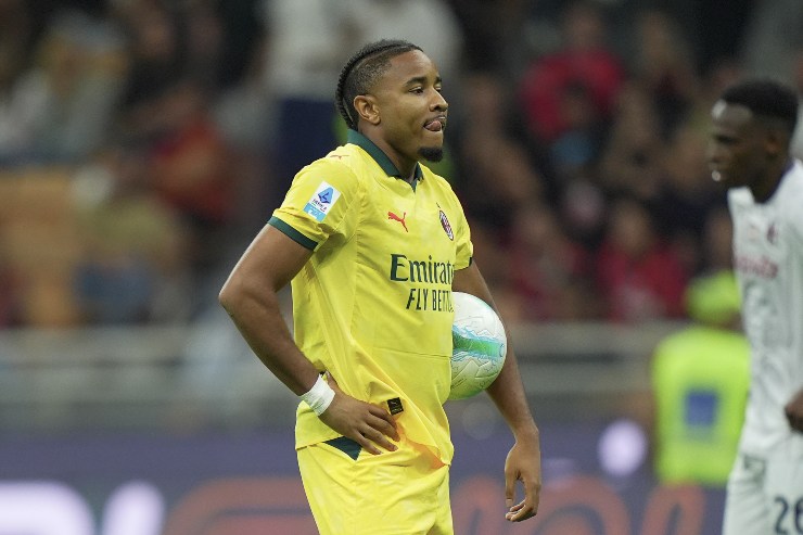 L'attaccante del Milan Christopher Nkunku