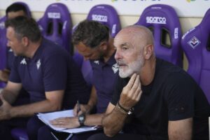 Il tecnico della Fiorentina Stefano Pioli