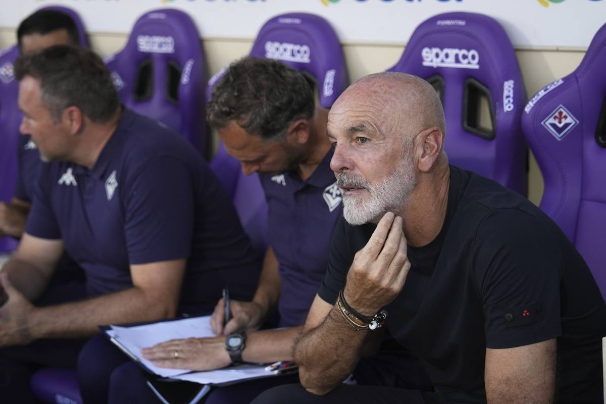 Il tecnico della Fiorentina Stefano Pioli