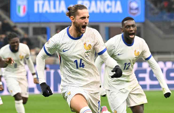 Rabiot esulta