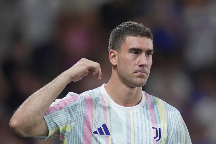 Dusan Vlahovic, attaccante della Juventus