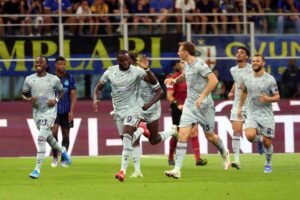 esultanza calciatori Udinese
