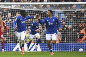 due calciatori dell'Everton