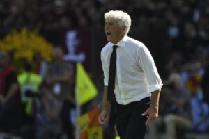 Gasperini urla dalla panchina