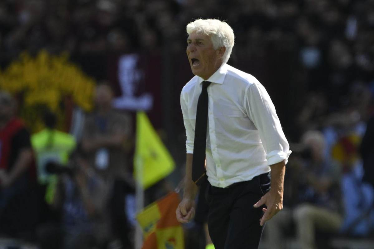 Gasperini urla dalla panchina