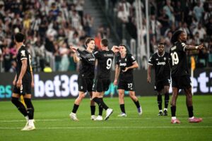i giocatori della Juventus