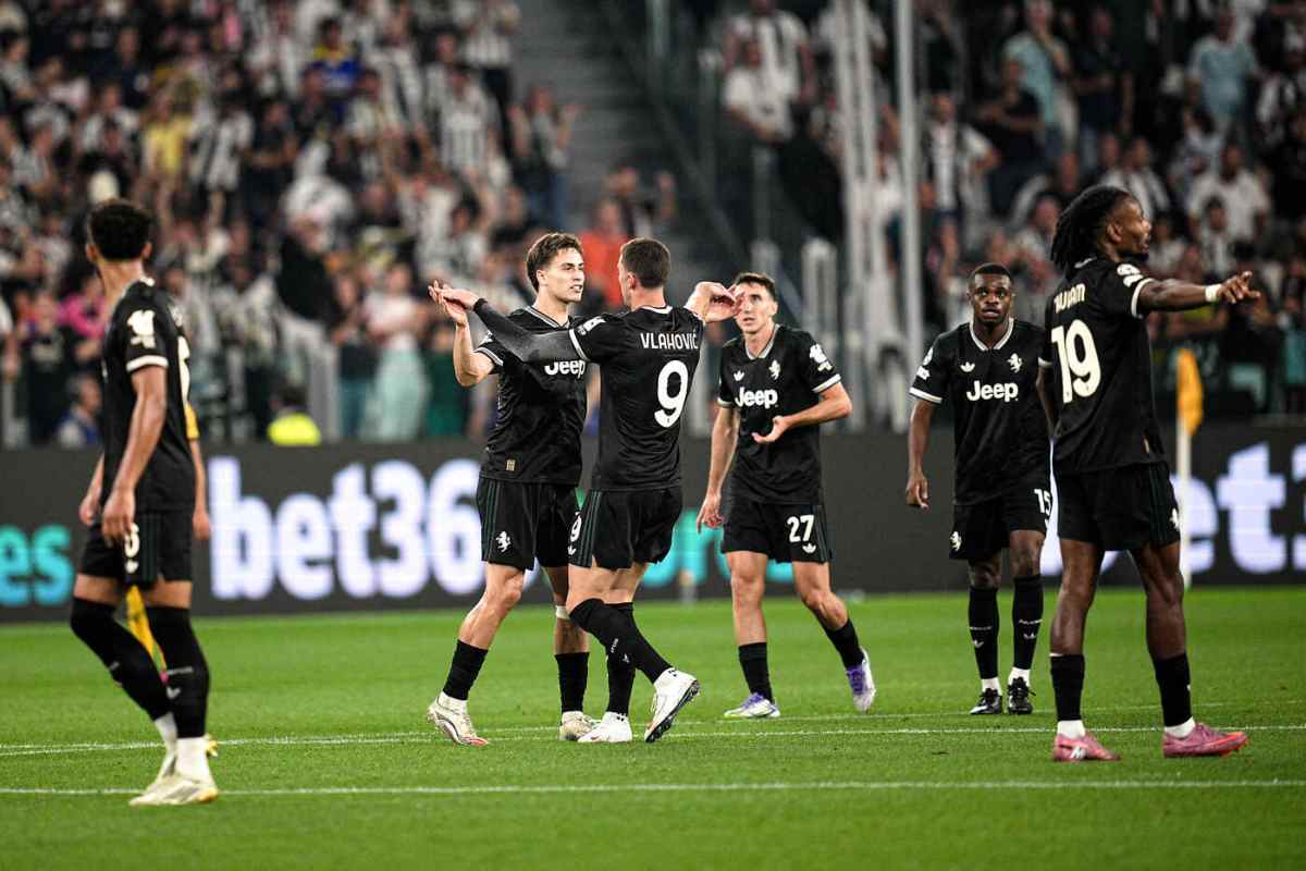 i giocatori della Juventus