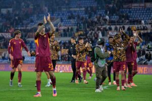 La Roma saluta il pubblico