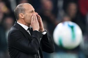 Allegri sulla panchina del Milan