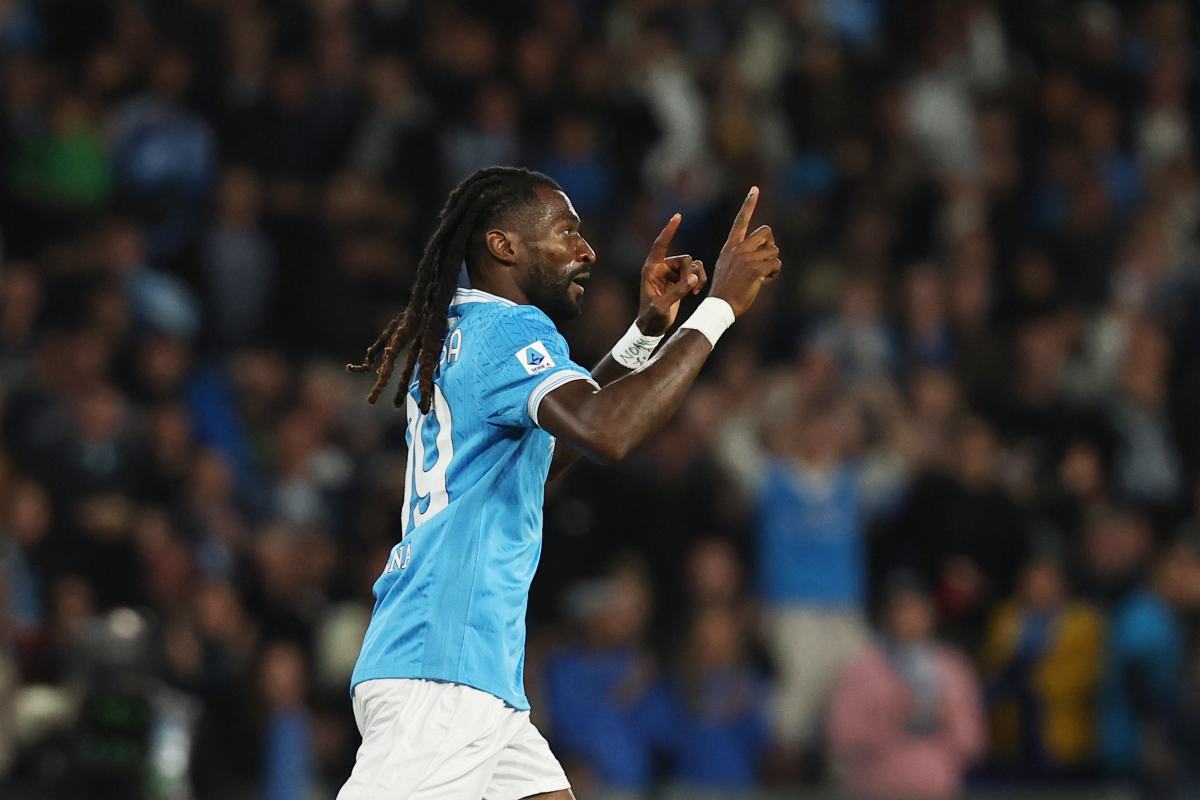 Il centrocampista del Napoli, Zambo Anguissa
