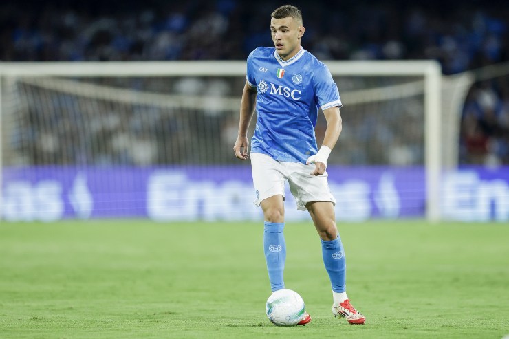 Il centrale del Napoli Alessandro Buongiorno