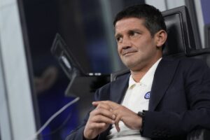 Il tecnico nerazzurro Cristian Chivu