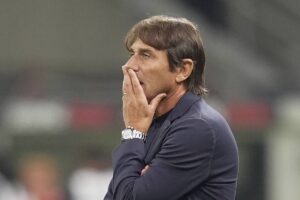 L'allenatore del Napoli Antonio Conte