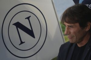 L'allenatore del Napoli Antonio Conte