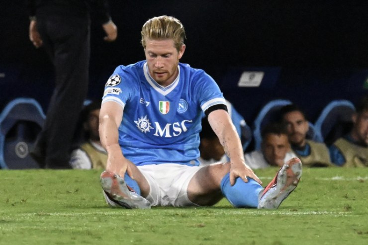 Kevin De Bruyne con la maglia del Napoli