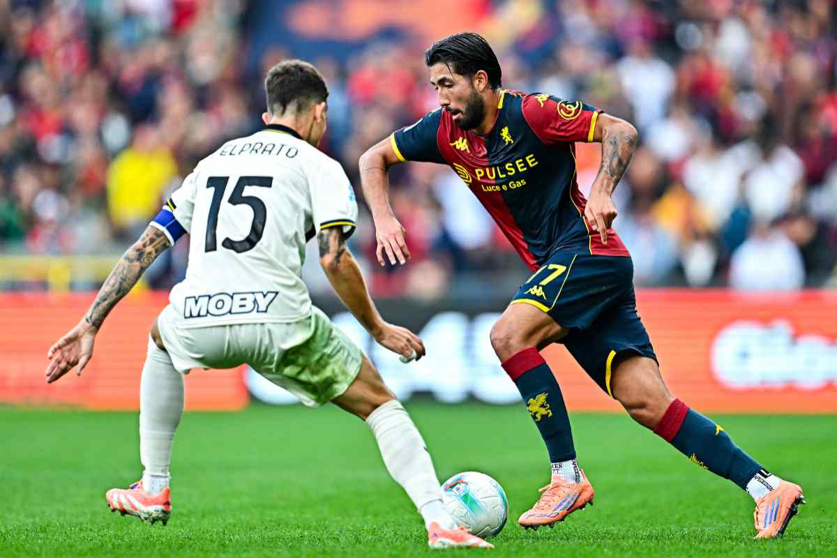 Del Prato con la maglia del Parma