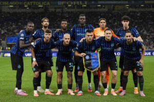 Una formazione dell'Inter