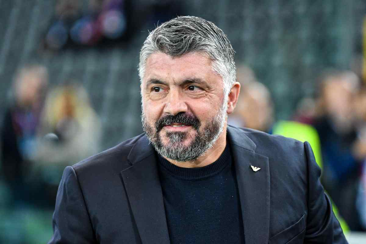 Gattuso sorridente in panchina