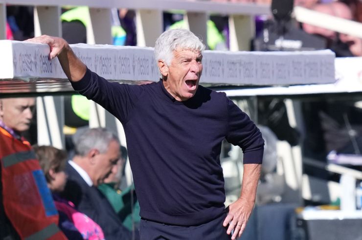 Gian Piero Gasperini urla ai suoi a Firenze