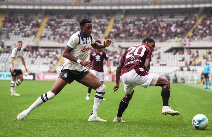 Honest Ahanor in azione contro il Torino