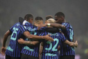 I giocatori dell'Inter