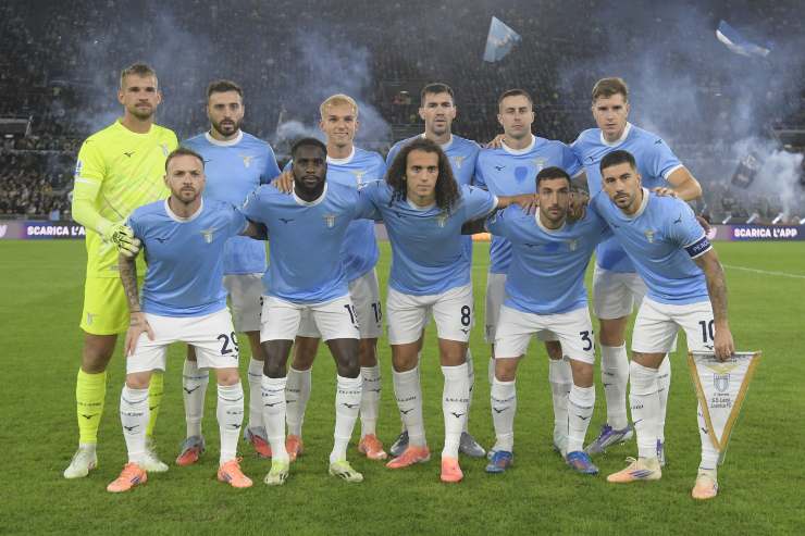 La formazione della Lazio contro la Juve