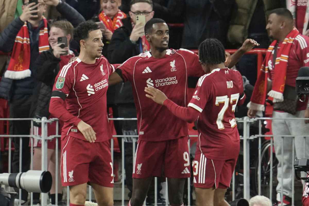 I giocatori del Liverpool