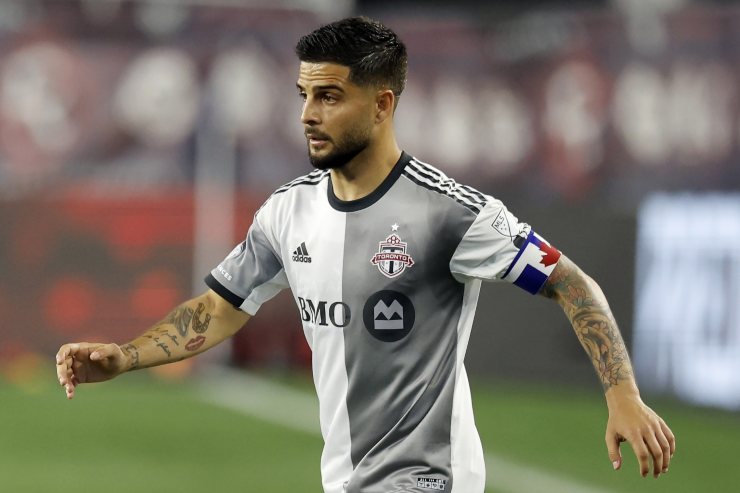 Lorenzo Insigne con la maglia del Toronto FC