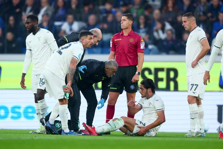 Matteo Cancellieri infortunato a Bergamo