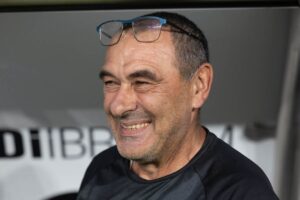 Maurizio Sarri sorridente