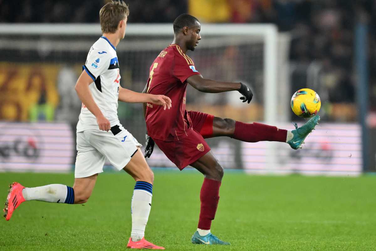 N'Dicka con la maglia della Roma