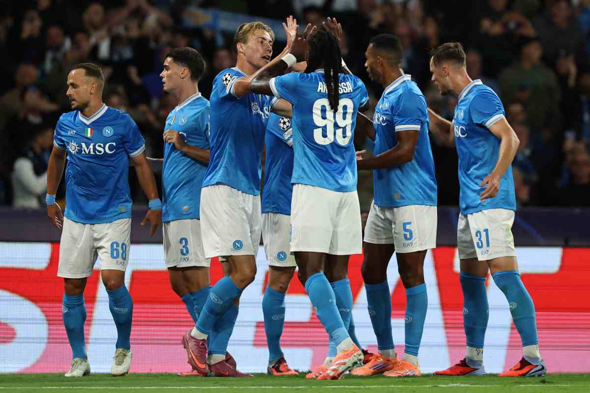 I giocatori del Napoli