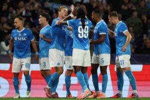 I giocatori del Napoli