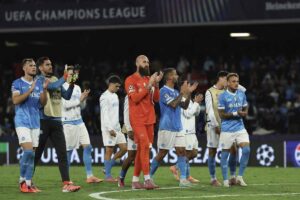 I giocatori del Napoli